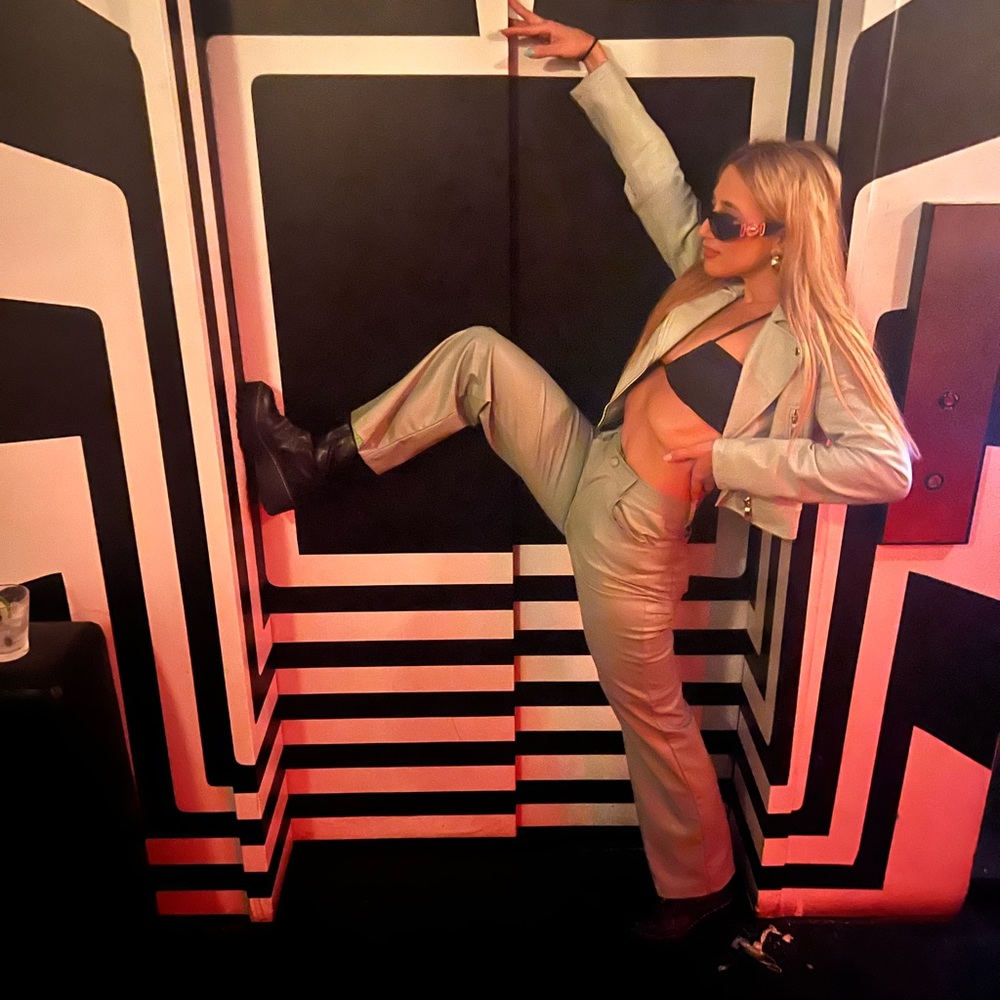 Zara Sea Foam Green Leather Set